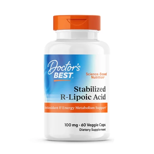 Doctor's Best - Stabilized R-Lipoic Acid 100mg - 60 kapsułek Doctor's Best - Stabilized R-Lipoic Acid 100mg - 60 kapsułek